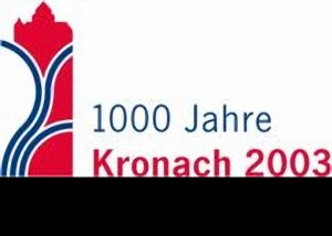 Mit der Werbemarke des Stadtjubiläums wurde das überregionale Marketing der Landesgartenschau fortgesetzt. Beide sich ähnelnden Werbelogos haben den Namen Kronachs bekannter gemacht.