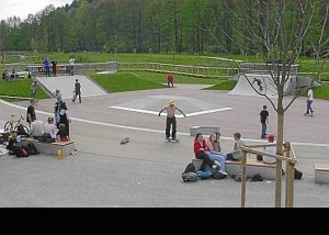 Highlight für Kronachs Jugend: Die neue riesige Skater-Anlage im Süden der LGS
